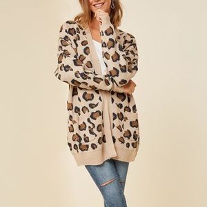 Hayden Los Angeles Leopard Cardigan